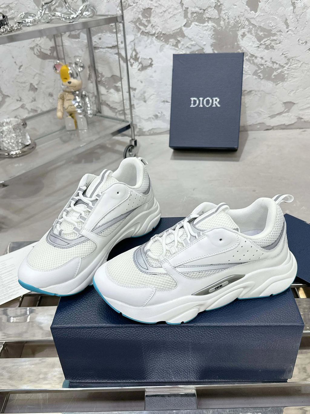 Dior B22 Blanc Argent